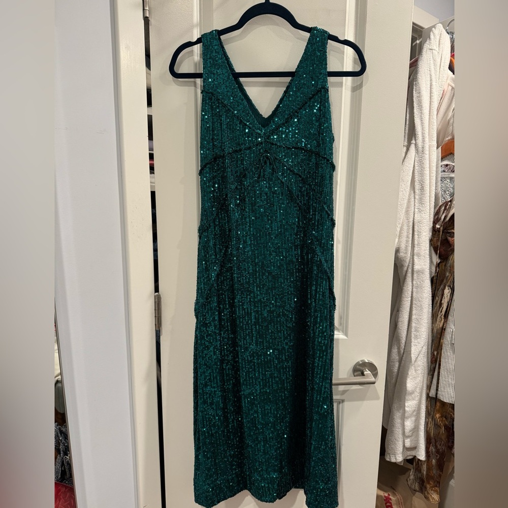 Zara Sequin midi/ ankle length dress